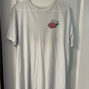 RVCA White Short Sleeve Tee
